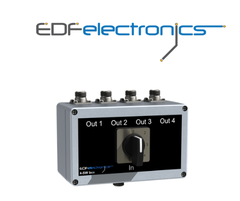 [4-SW-L-M box] DC/ Pulse DC 4-way manual switch box